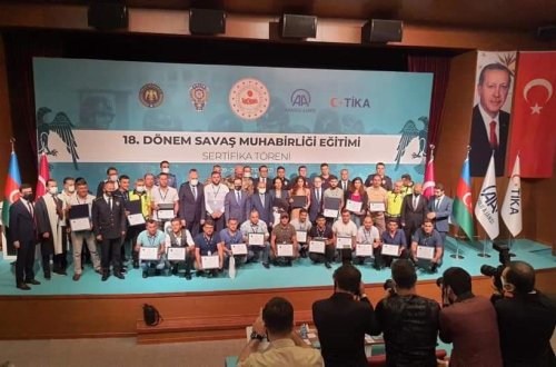 “Hərbi jurnalistika” mövzusunda təlimlər başa çatdı - ANKARADA 