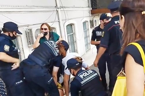 DİN-dən polislərin qadını döyməsi iddiasına cavab