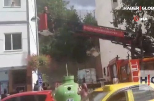 Məhəllə sakinləri və yanğınsöndürənlər iki yaşlı uşağa görə səfərbər oldular - VİDEO