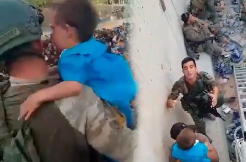 Служащие в Афганистане азербайджанские миротворцы помогли несовершеннолетним - ВИДЕО