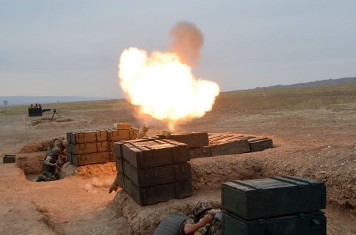 Azərbaycan artilleriyaçılarının beynəlxalq müsabiqəyə hazırlıqları davam edir