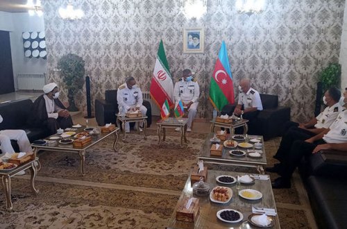 Azərbaycan və İran-ın HDQ nümayəndə heyətləri görüşüb - FOTO
