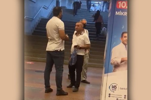 Bakı metropolitenində mülki geyimli polislər tibbi maskadan istifadə olunmasına nəzarət edir