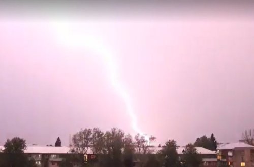 Gəncədə qorxulu anlar - ANBAAN VİDEO