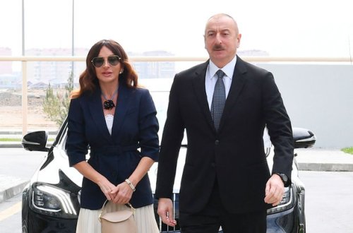 Ильхам Алиев и Мехрибан Алиева приняли участие в открытии парка 