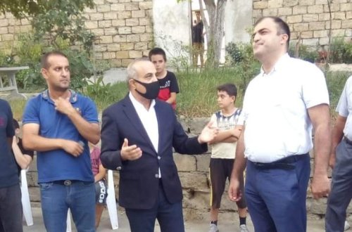 Azay Quliyev seçicilərilə görüş keçirib - FOTOLAR