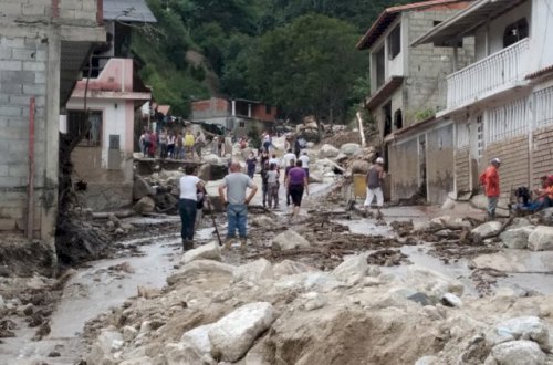 Venesuelada daşqın: 20 ölü, 17 itkin