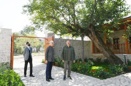 Şuşada Bülbülün ev-muzeyinin bərpadan sonra açılışı olub - YENİLƏNİB