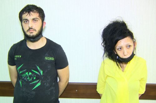 Bakıda qadın narkotacir və tanışı saxlanılıb - FOTO/VİDEO