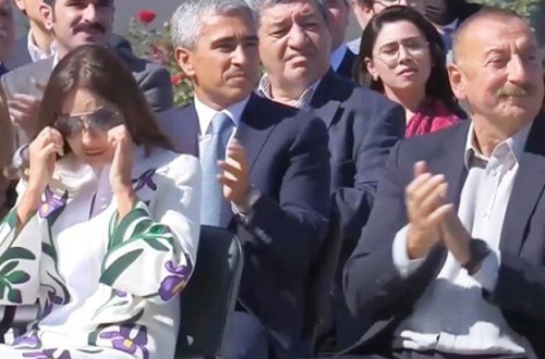 Mehriban Əliyeva Şuşada kövrəldi - VİDEO