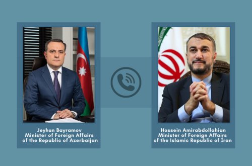 Azərbaycan və İran XİN başçıları arasında telefon danışığı olub