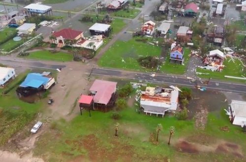 ABŞ-da qasırğadan sonrakı görüntülər - VİDEO