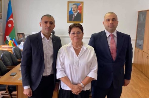 Azərbaycanın Ukraynadakı səfiri UAR-ın yeni rəhbərliyini qəbul edib