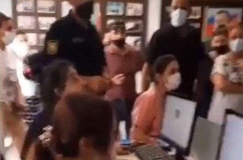 Xəstəxanada maska taxmayan qeydiyyatçılar məsuliyyətə cəlb olunub