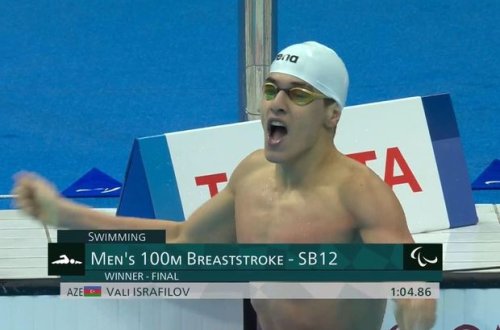 Üzgüçümüz Paralimpiya rekordu qırıb çempion oldu - FOTO + YENİLƏNİB