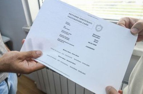 COVID pasportunu və birinci doza vaksin sertifikatını belə əldə edin
