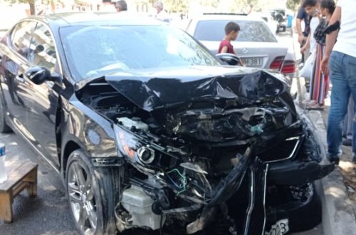 Gəncədə zəncivarı qəza baş verdi, xəsarət alan var - FOTO  (ÖZƏL) 