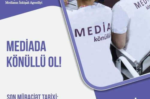 Medianın İnkişafı Agentliyi “MEDİA könüllüləri” Proqramına başlayır