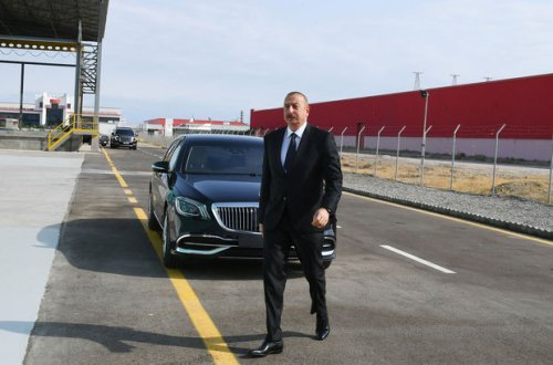 Sumqayıt Kimya Sənaye Parkında “Azmonbat” MMC-nin açılışı olub - YENİLƏNİB + FOTO