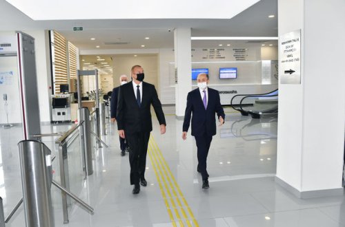Prezident Sumqayıt Məhkəmə Kompleksinin açılışını etdi - YENİLƏNİB + FOTO