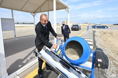 Sumqayıtda yeni yaşayış kompleksinin təməli qoyuldu - YENİLƏNİB + FOTO