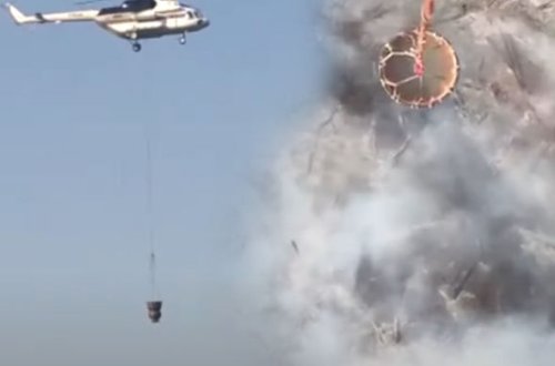 Qəbələdə dağlıq ərazidəki yanğın söndürüldü - YENİLƏNİB + VİDEO