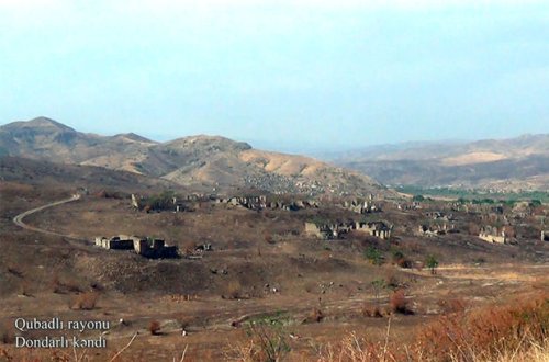 Кадры из села Дондарлы Губадлинского района - ВИДЕО