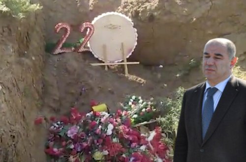 Oğuz RİH-dən şəhidlərə və bayrağımıza HÖRMƏTSİZLİK: Əklillərlə dövlət rəmzimiz ZİBİLLİKDƏ - VİDEO