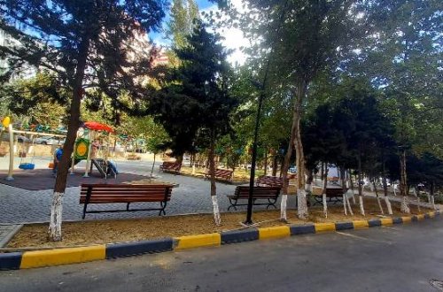 Nəsimi rayonunda daha bir abad həyət sakinlərin istifadəsinə verilib