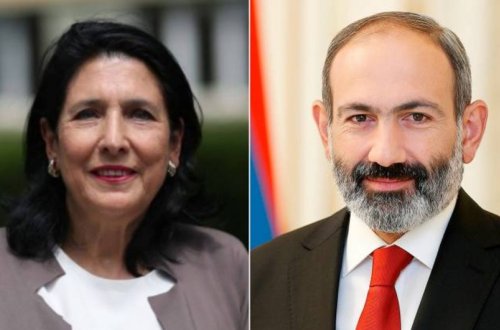Gürcüstan prezidenti Ermənistanın baş naziri ilə regional məsələləri müzakirə edib