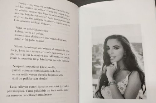 Leyla Əliyevanın “Açıq pəncərə” kitabı fin dilində nəşr olunub - FOTO