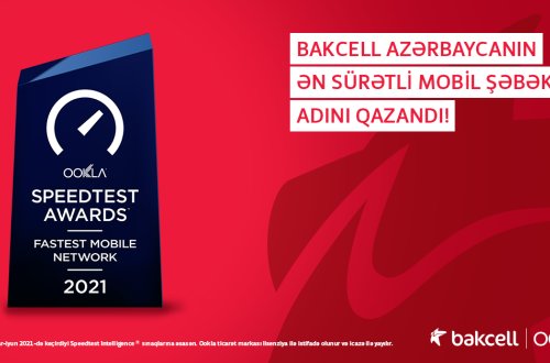 Bakcell Azərbaycanın ən sürətli mobil şəbəkəsi elan olundu
