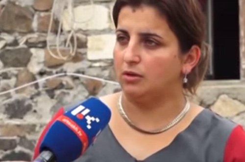 Erməni qadın uşaqları ilə Şuşaya keçmək istədi - VİDEO