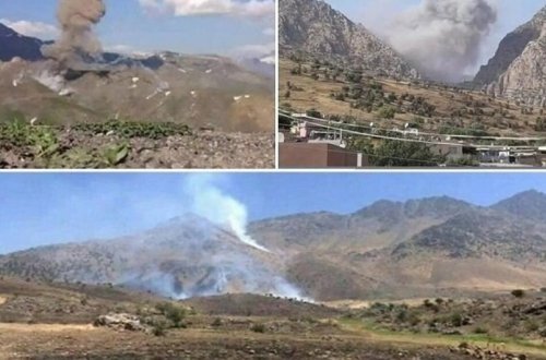 İran İraqda PKK-nın mövqelərinə zərbə endirib