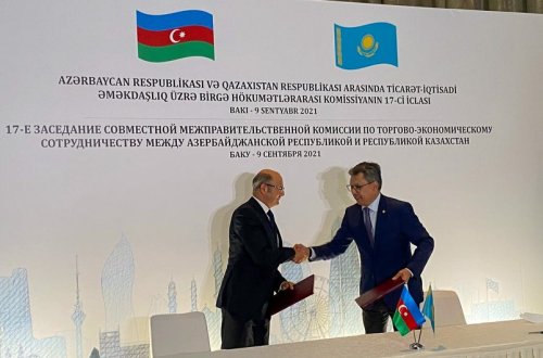 Azərbaycan-Qazaxıstan Hökumətlərarası Komissiyanın 17-ci iclası keçirilib