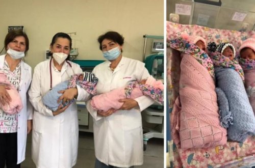 Azərbaycanda 19 yaşlı qadın üçəm dünyaya gətirdi