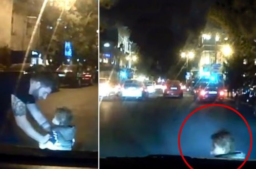 В Баку невнимательность родителей могла обернуться трагедией - ВИДЕО