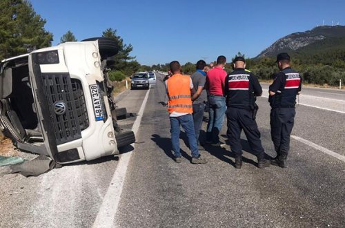 Ukraynalı turistlər Türkiyədə qəzaya düşdülər - 1 ölü, 35 yaralı