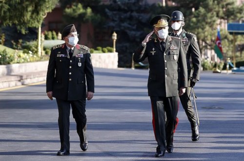 Azərbaycan və Türkiyənin Baş Qərargah rəisləri arasında görüş keçirilir - FOTO