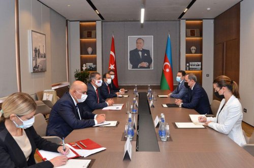 Ceyhun Bayramov Türkiyə xarici işlər nazirinin müavini ilə görüşüb - FOTO