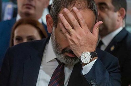 Paşinyan sərxoş vəziyyətdə -VİDEO