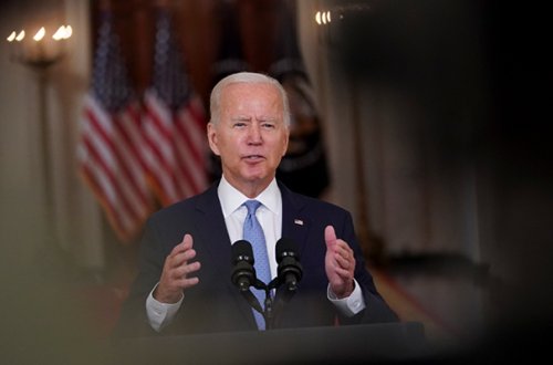 Ağ Ev yenə Baydenin sözünü yarıda kəsdi - Video