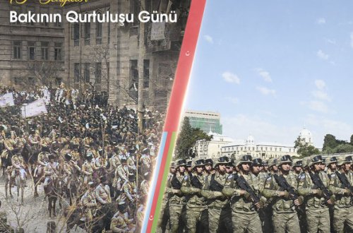 Со дня освобождения Баку от армяно-большевистских захватчиков минуло 103 года