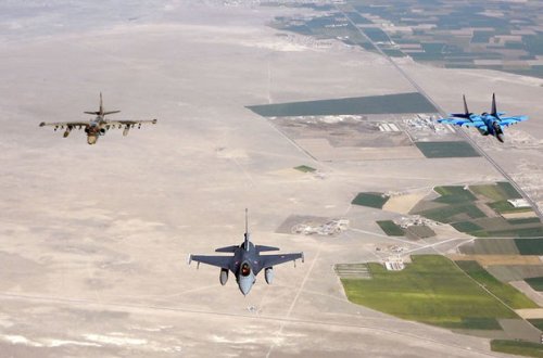 Azərbaycan-Türkiyə döyüş təyyarələrinin təlimindən yeni görüntülər - FOTO/VİDEO