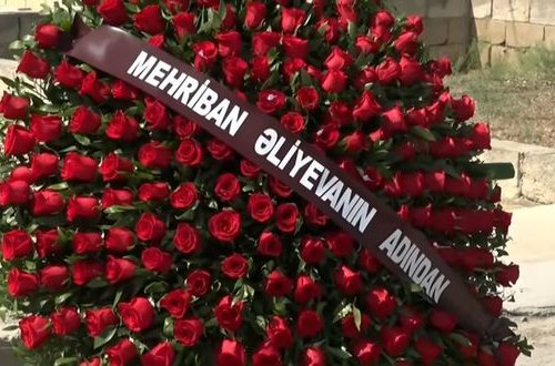 К могиле Ягуба Зуруфчу возложен венок от имени Мехрибан Алиевой