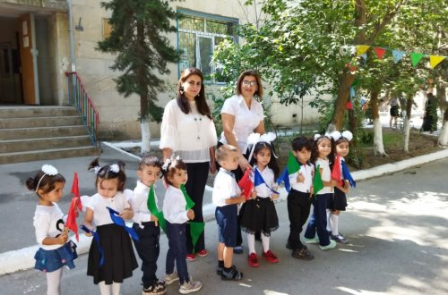 Xətai rayonundakı 235 saylı uşaq bağçasının balacaların bilik sevinci