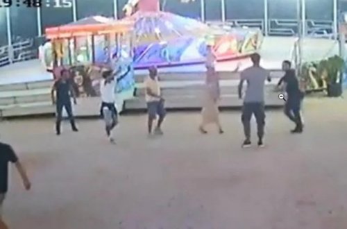 Lunaparkda qan donduran görüntülər – VİDEO