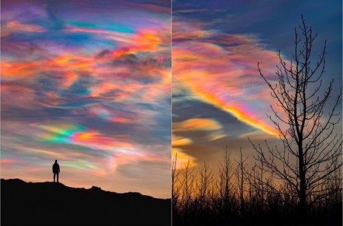 Səmada müşahidə olunan anomal buludlar hər kəsi heyran qoydu - FOTO