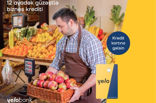 Yelo Bank-dan 12 ayadək güzəştli mikro kreditlər