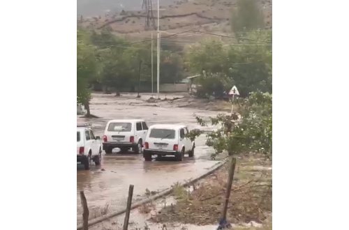 Güclü sel Tovuzda ciddi fəsadlara yol açdı - VİDEO (ÖZƏL) 